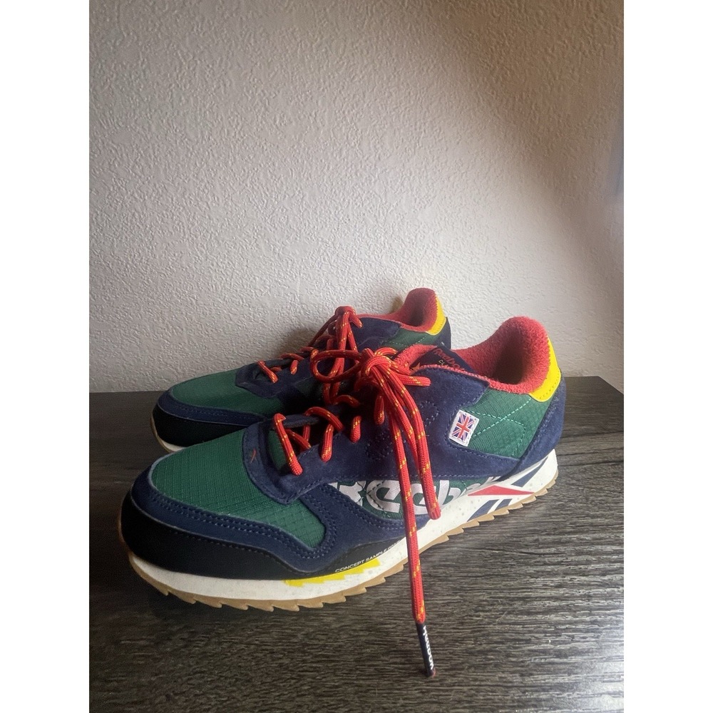 Reebok Classic Leather Ripple Altered Green Red. Men's size 5. - Picture 2 of 16